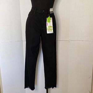 Peace Love Eco By Rewash. Black Vintage Super High Rise Jeans size 9/29 NWT.